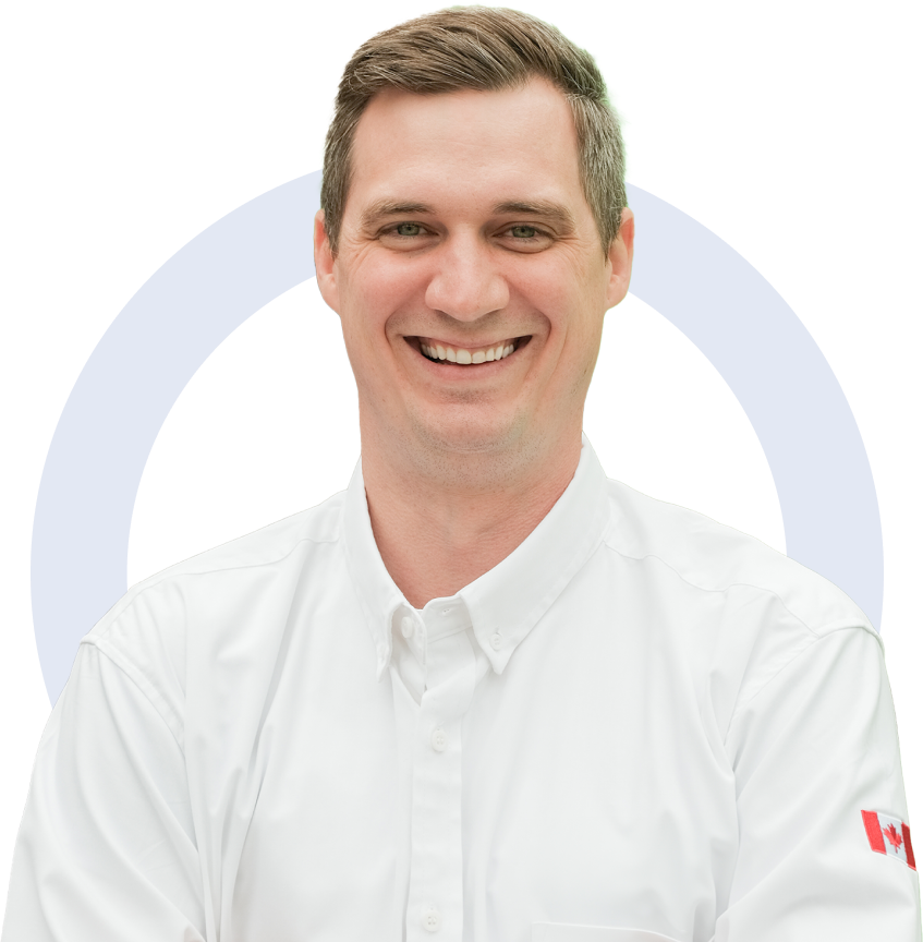 The Comfort Group Plumbing team member in his white uniform, smiling broadly with teeth visible. The Comfort Group Plumbing team member in his white uniform, smiling broadly with teeth visible.