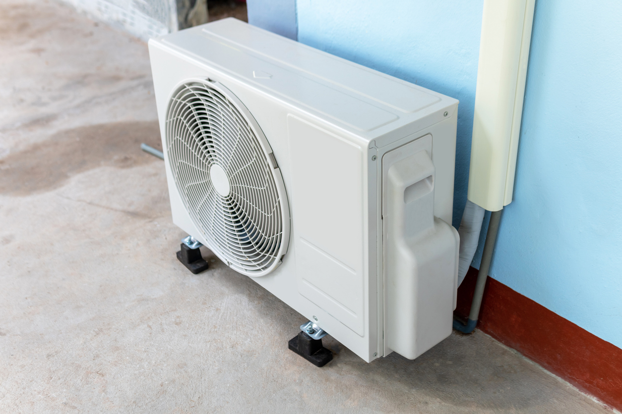 Air conditioner compressor outside unit. Air conditioner compressor outside unit.
